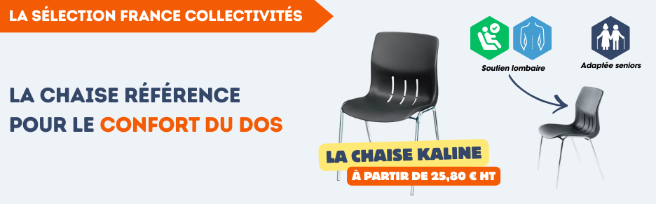 chaise a coque empilable pour collectivites