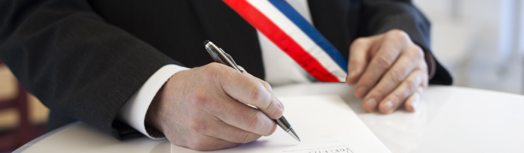 Nouveau maire, document officiel pour son mandat municipal 2026